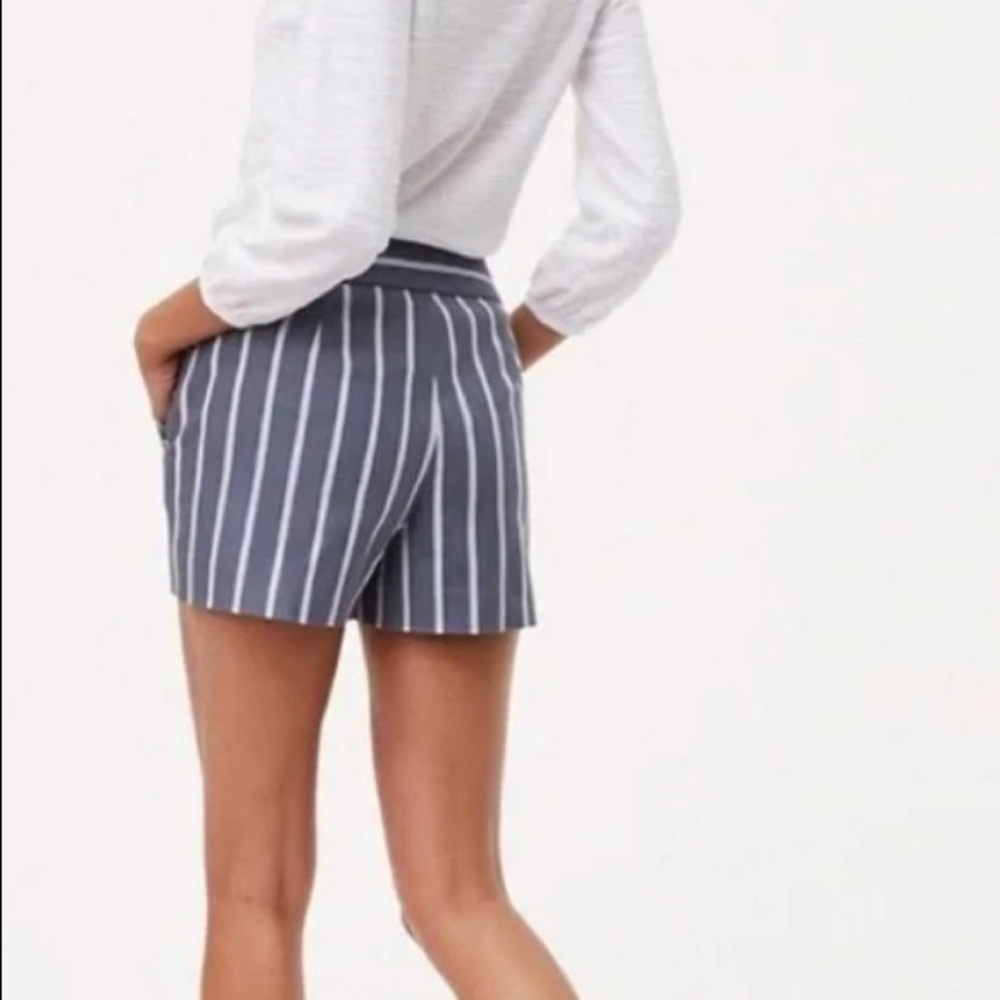 Loft Striped Sailor Riviera Gray Shorts 4 - Picture 9 of 9